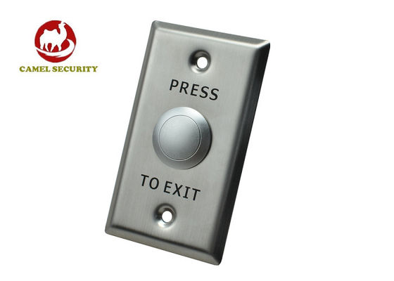 Mortise Mounted Spdt Door Exit Push Button Momentary Switch Waterproof 115 * 70 * 25mm