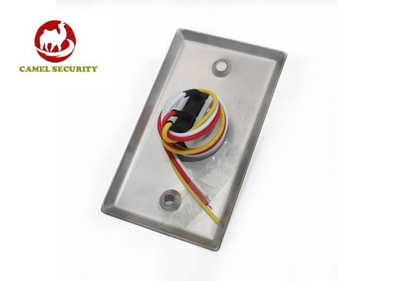 Mortise Mounted Spdt Door Exit Push Button Momentary Switch Waterproof 115 * 70 * 25mm