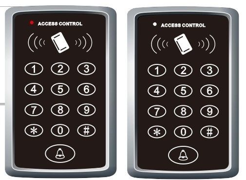 Password Mode Gate Access Keypad , Digital Access Control Keypad For Card / Pin / Door Bell