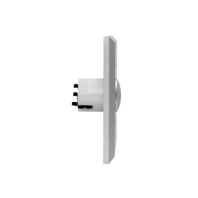 Mortise Mounted SPDT Push To Exit Button Metal Button 86 * 86mm Square Size