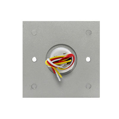 Mortise Mounted SPDT Push To Exit Button Metal Button 86 * 86mm Square Size