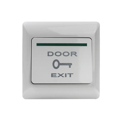 Fireproof PVC Door Exit Push Button NO NC COM Plastic Series Back Box Optional
