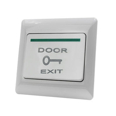 Fireproof PVC Door Exit Push Button NO NC COM Plastic Series Back Box Optional