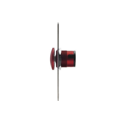 Anti - Vandal Red Door Exit Push Button Micro Switch With Fireproof Material Faceplate