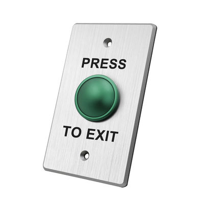 Mushroom Push Button with Metal Plate and Square ANSI Size