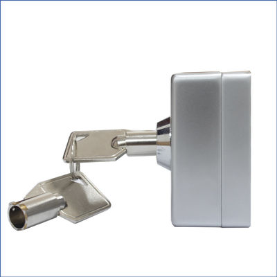 Single Pole Double Throw Keyed Momentary Switch，53 * 53mm Key switch Zinc Alloy Panel