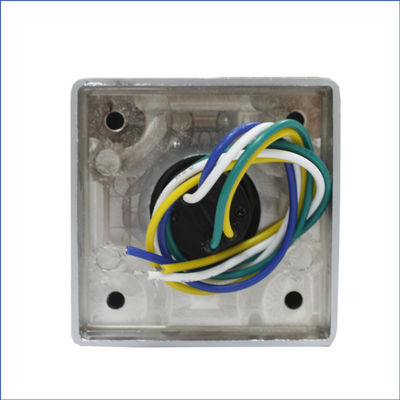 Single Pole Double Throw Keyed Momentary Switch，53 * 53mm Key switch Zinc Alloy Panel