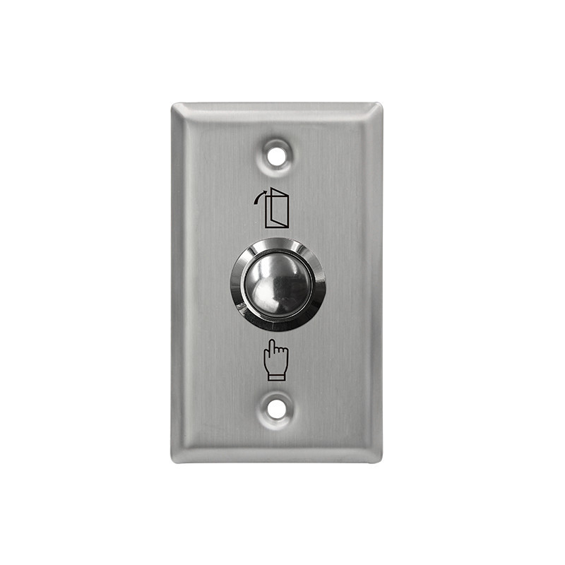 Flush Mount Momentary Switch Door Exit Push Button For Access Control OEM Sign