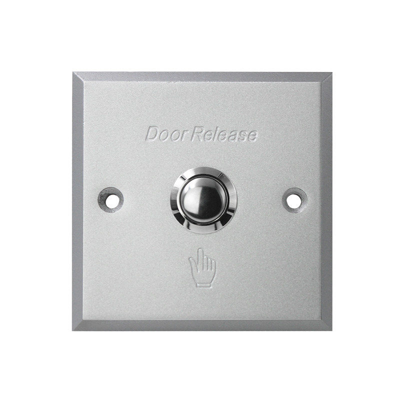 Wireless Handicap Push Button Screw Terminal , Fireproof Push To Exit Switch